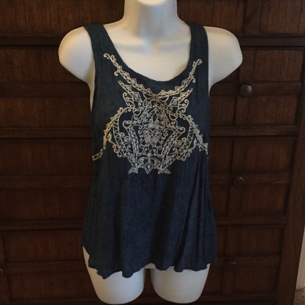 Blue tank
